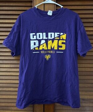West Chester University Golden Rams Volleyball T-Shirt Adult Size Large